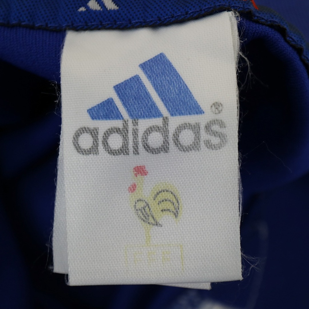 SALE/ 90年代 イタリア製 adidas アディダス F.F.F. フランスサッカー連盟 ユニフォーム ユーロ ブルー (メンズ L)   N8898