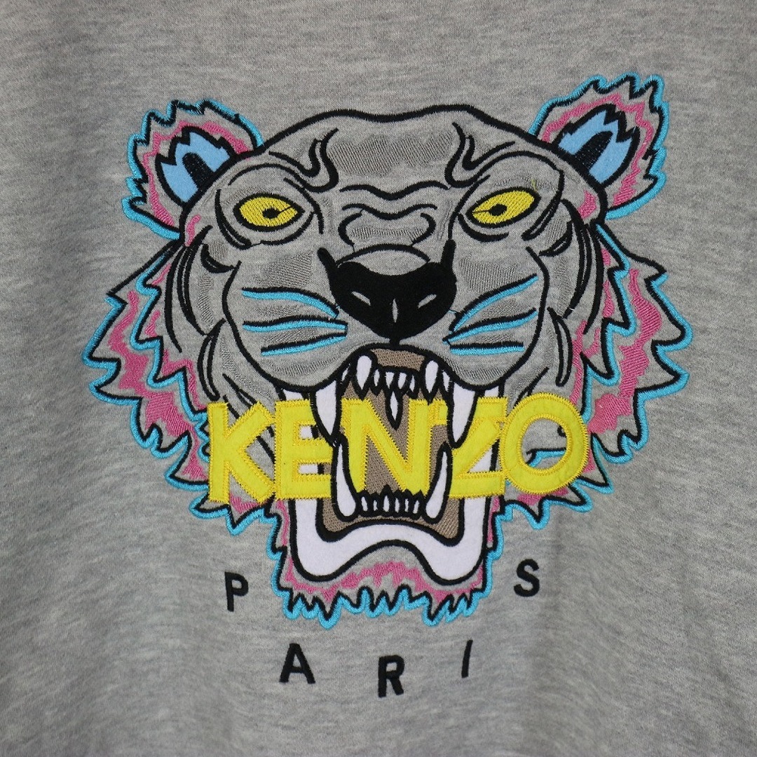 KENZO ケンゾー Tシャツ M ネイビー 刺繍 トラ