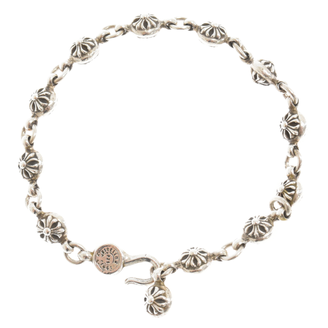 CHROME HEARTS クロムハーツ（原本無） ブレスレット NO1 BALL #1 クロスボール シルバー ブレスレット シルバー系