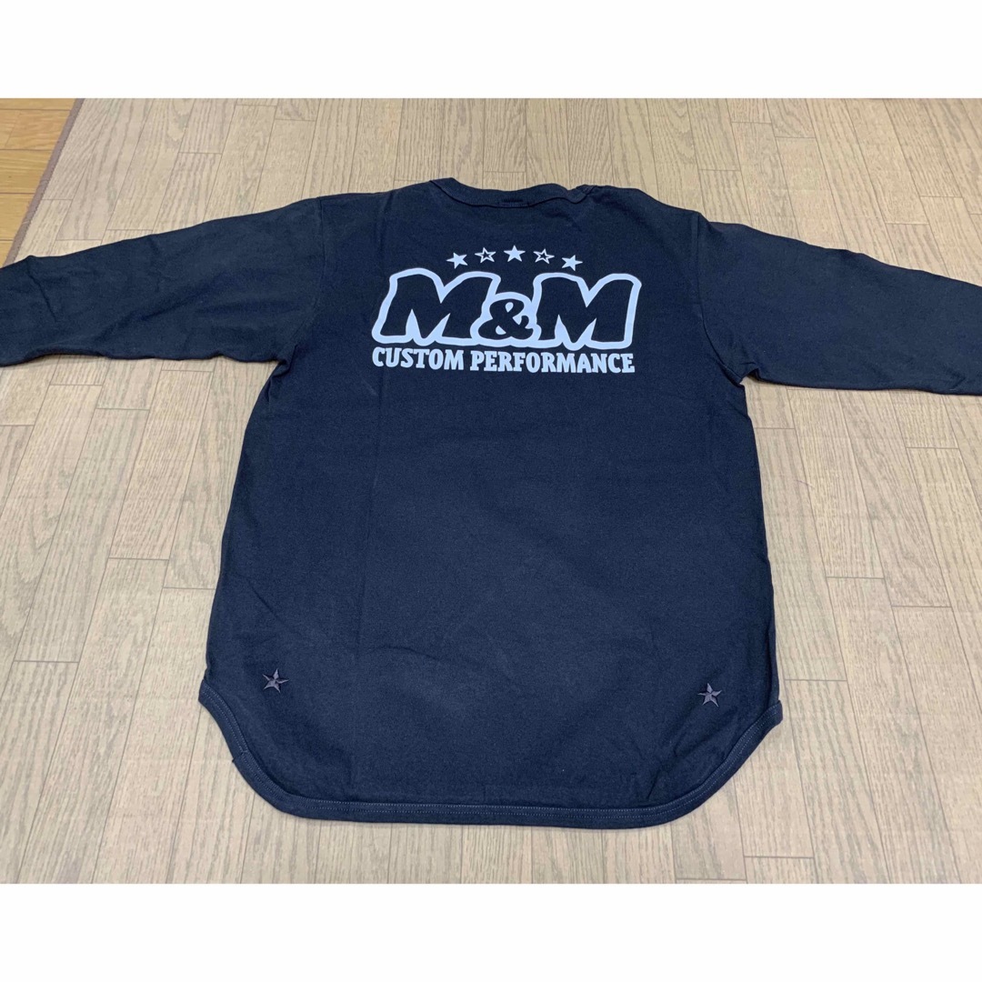 M&M(エムアンドエム)のM&M CUSTOM PERFORMANCE  七分丈 ロンT キムタク　ロゴ  メンズのトップス(Tシャツ/カットソー(七分/長袖))の商品写真