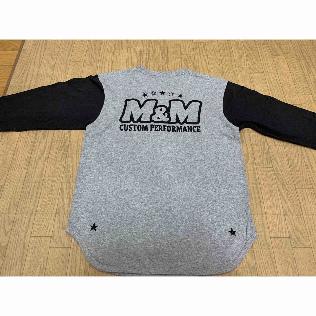 M&M(エムアンドエム)のM&M CUSTOM PERFORMANCE  七分丈　ロンT ロゴ　キムタク レディースのトップス(Tシャツ(長袖/七分))の商品写真