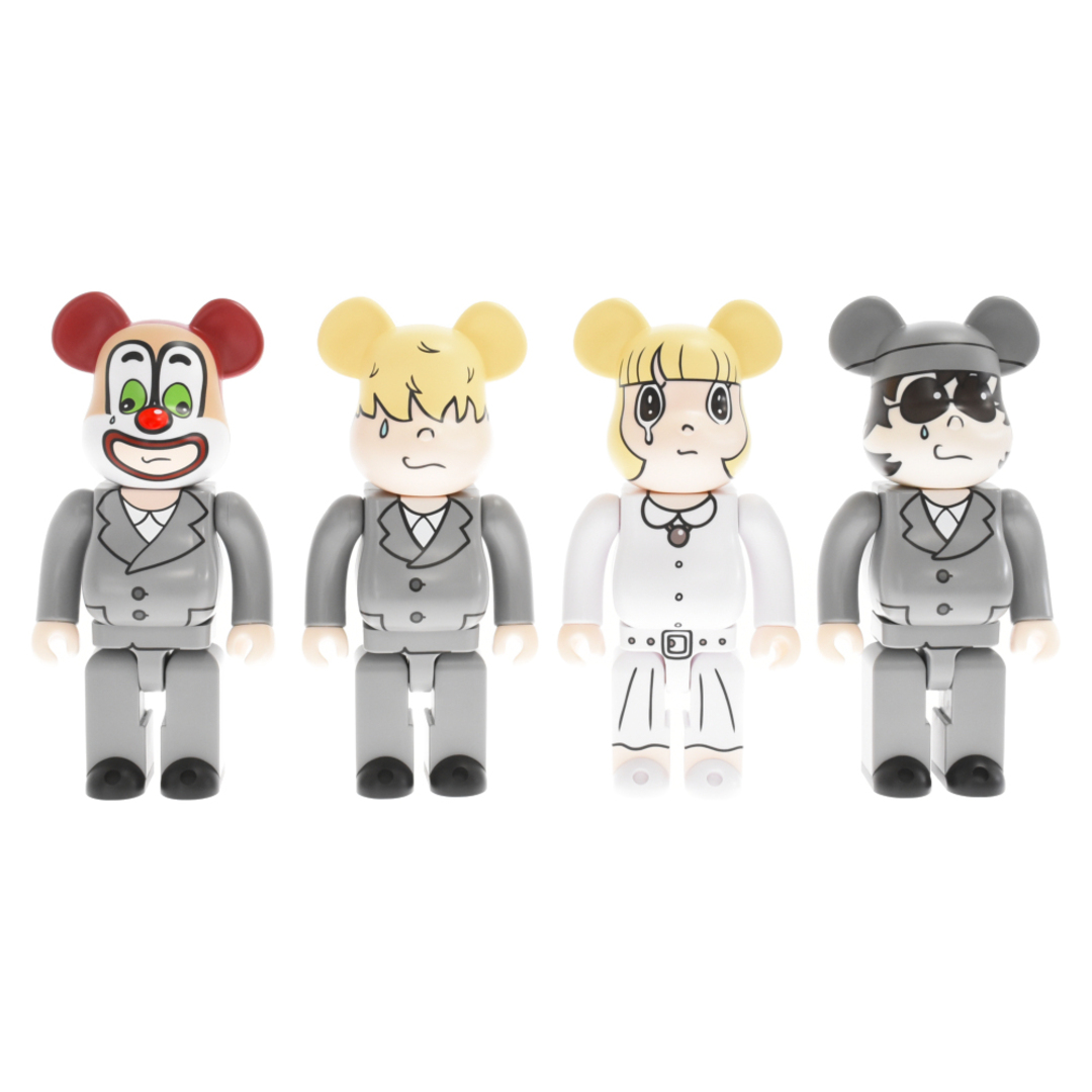 MEDICOM TOY メディコムトイ BE@RBRICK SEKAI NO OWARI×eyewater 400%4体セット ベアブリック セカイノオワリ フィギュア グレー/ホワイト