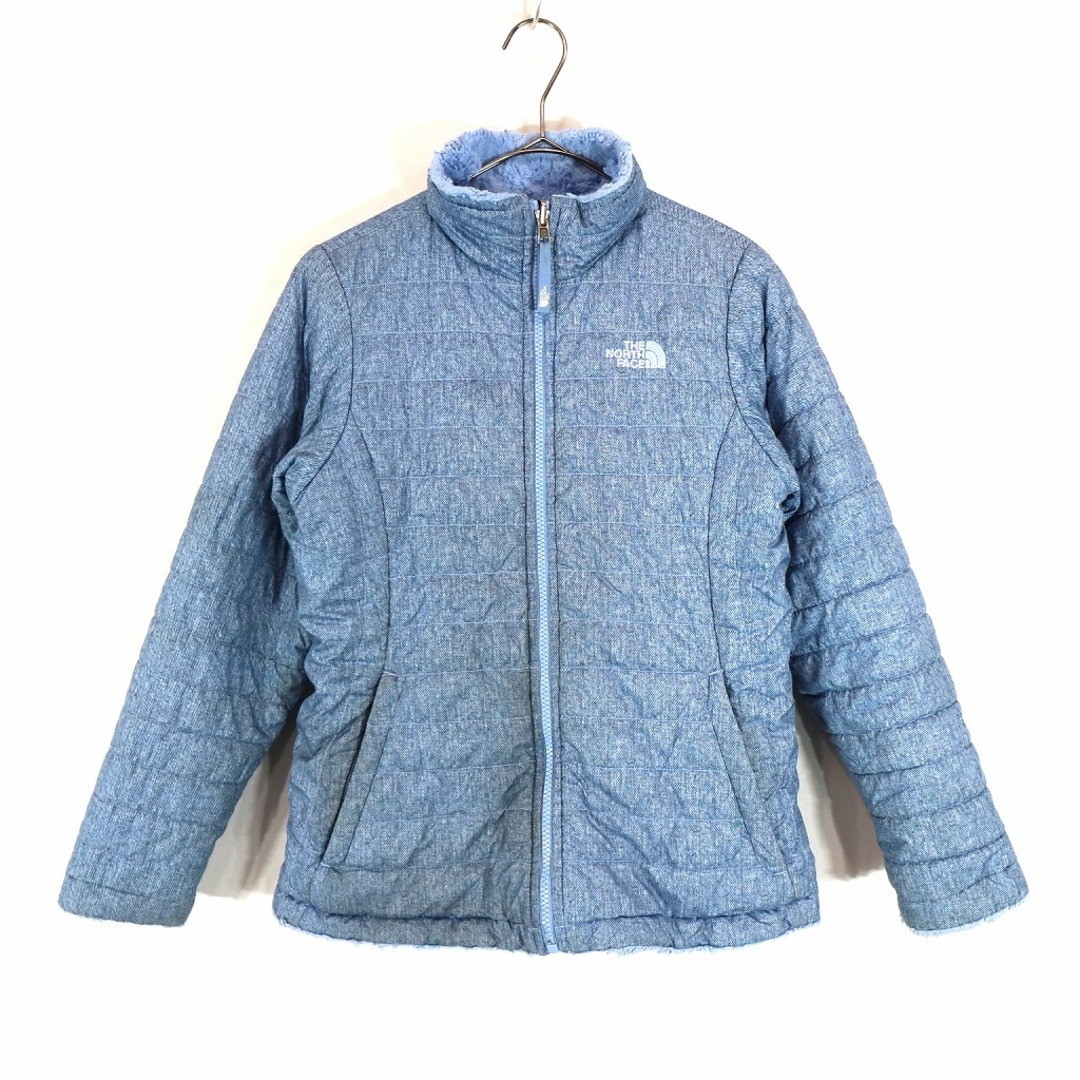 SALE/ THE NORTH FACE ノースフェイス 中綿ボア フリースジャケット  リバーシブル  アウトドア 防寒 登山 ブルー (ガールズ L)   N9013