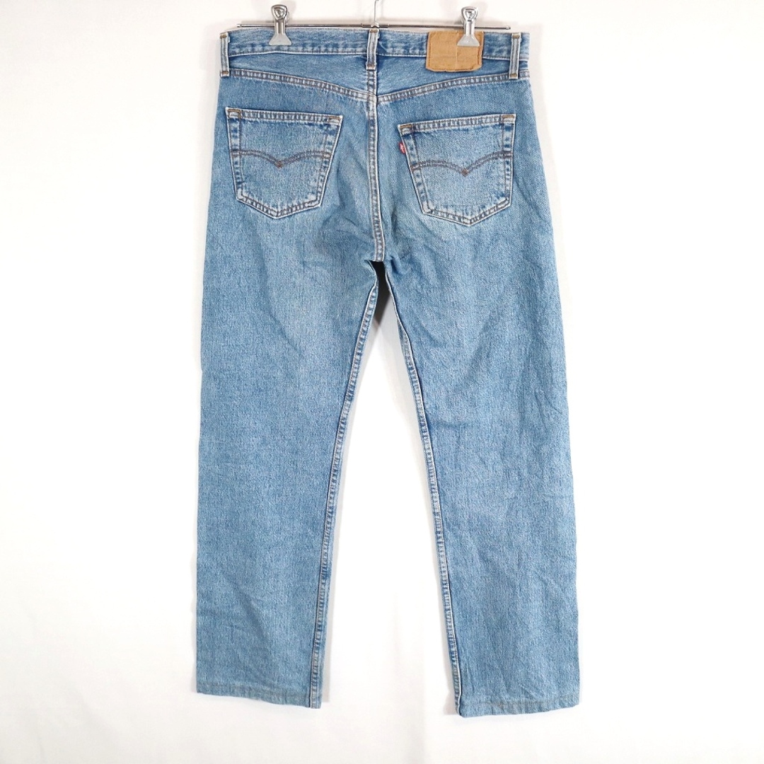 90年代 USA製 Levi's リーバイス 501 デニムパンツ アメカジ ジップフライ ストレート ブラック (メンズ 36×32)   N8998