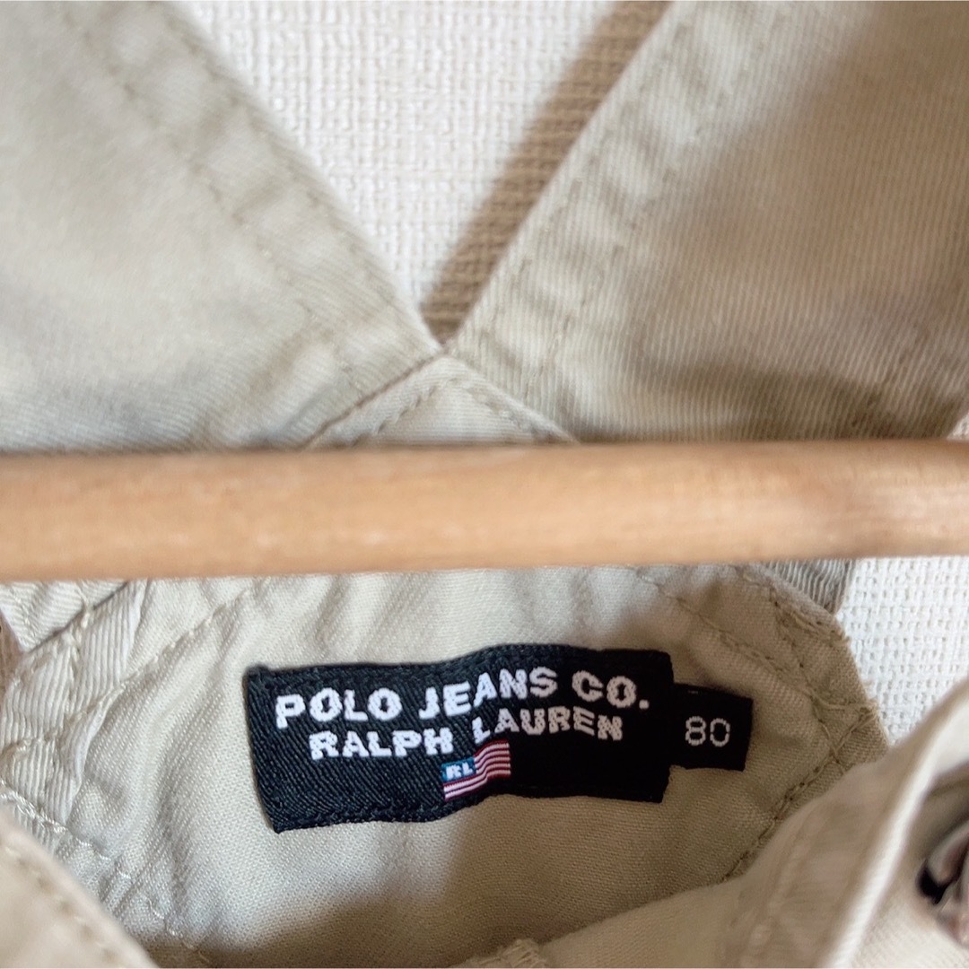 POLO RALPH LAUREN(ポロラルフローレン)のポロ　polo POLO RALPH LAUREN オーバーオール　サロペット キッズ/ベビー/マタニティのベビー服(~85cm)(パンツ)の商品写真