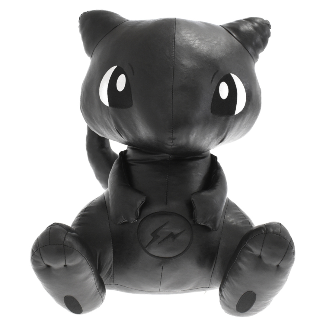 FRAGMENT DESIGN フラグメントデザイン THUNDERBOLT PROJECT BY FRAGMENT & POKEMON ミュウ レザーぬいぐるみ ラージ ポケモン ブラック