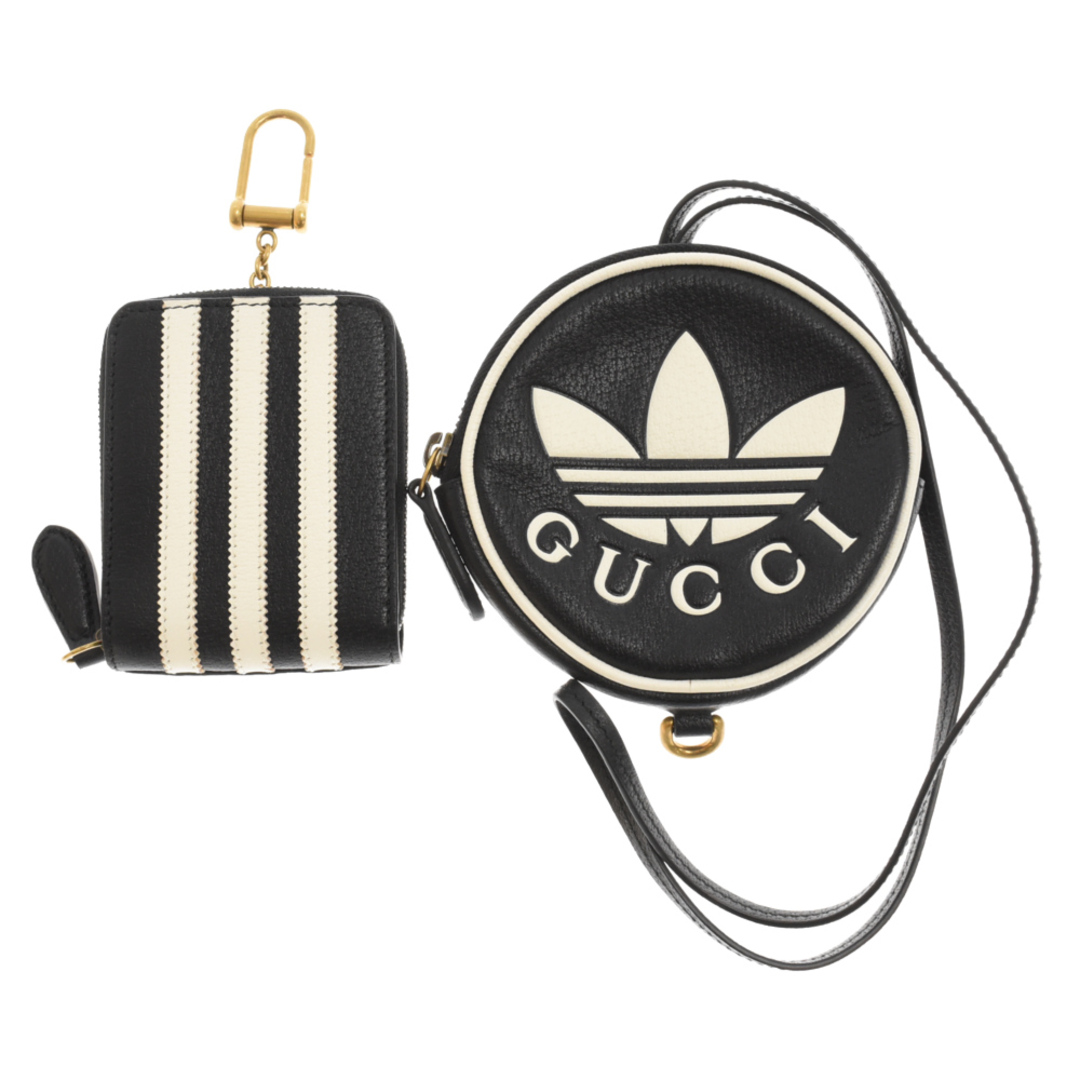 Gucci - GUCCI グッチ ×adidas レザーマルチコインケース&カード