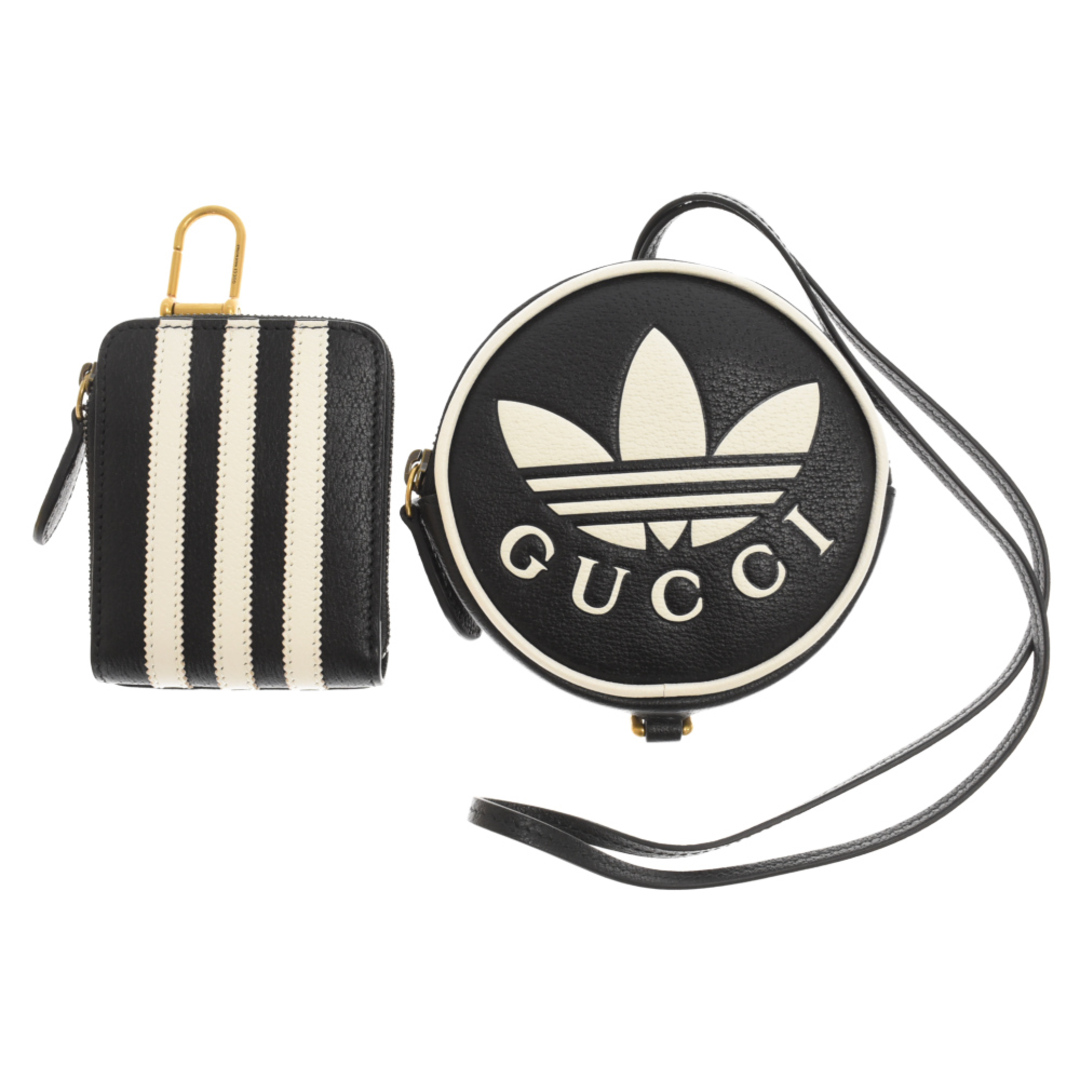 Gucci - GUCCI グッチ ×adidas レザーマルチコインケース&カード