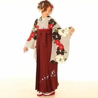 着物 袴セット ジュニア用へ直し135～150cm 袴色選択可能 NO26840(和服/着物)