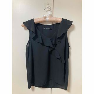 ザラ(ZARA)のZARA フリルブラウス(シャツ/ブラウス(半袖/袖なし))