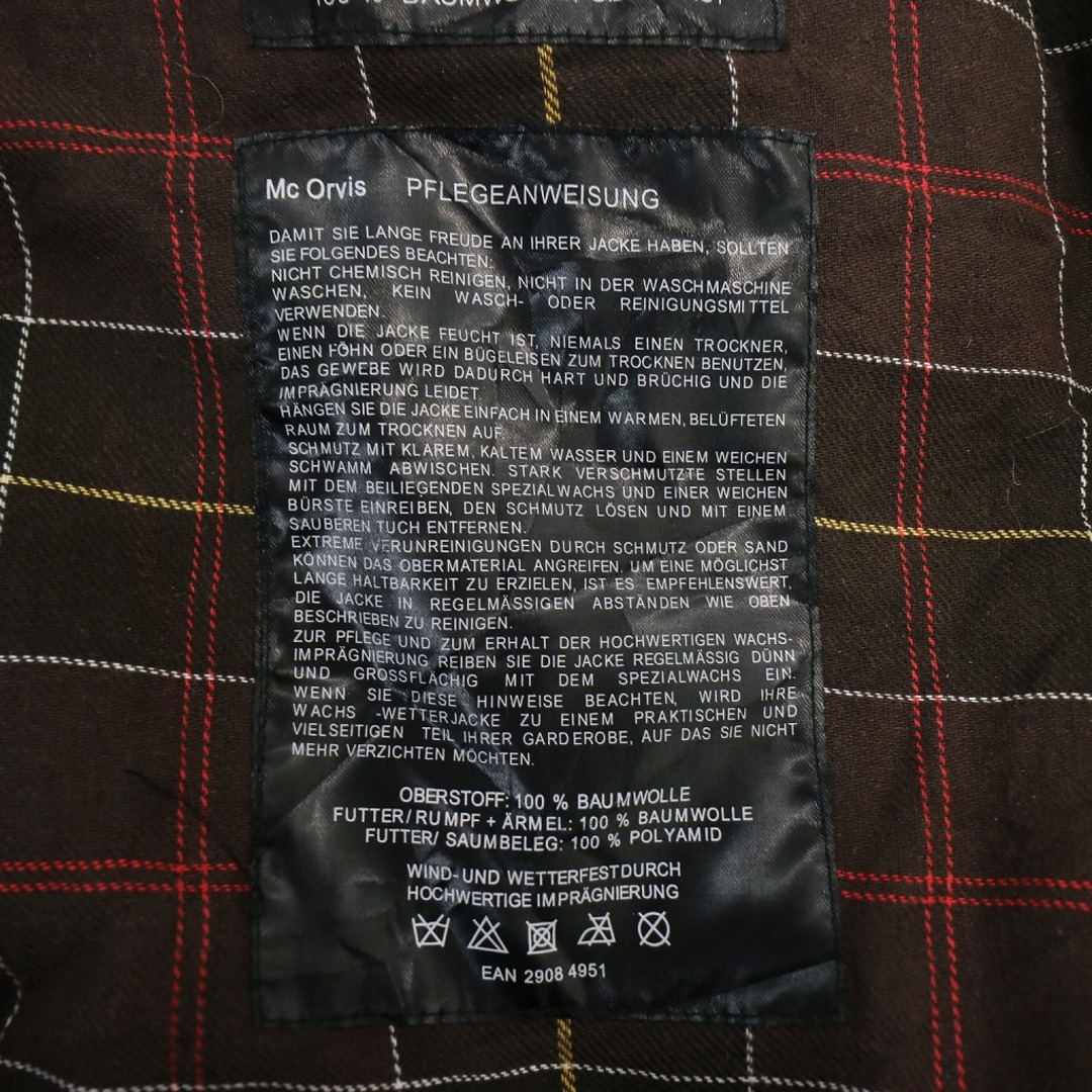 SALE/ イングランド製 Mc Orvis オイルドジャケット ユーロ ヨーロッパ