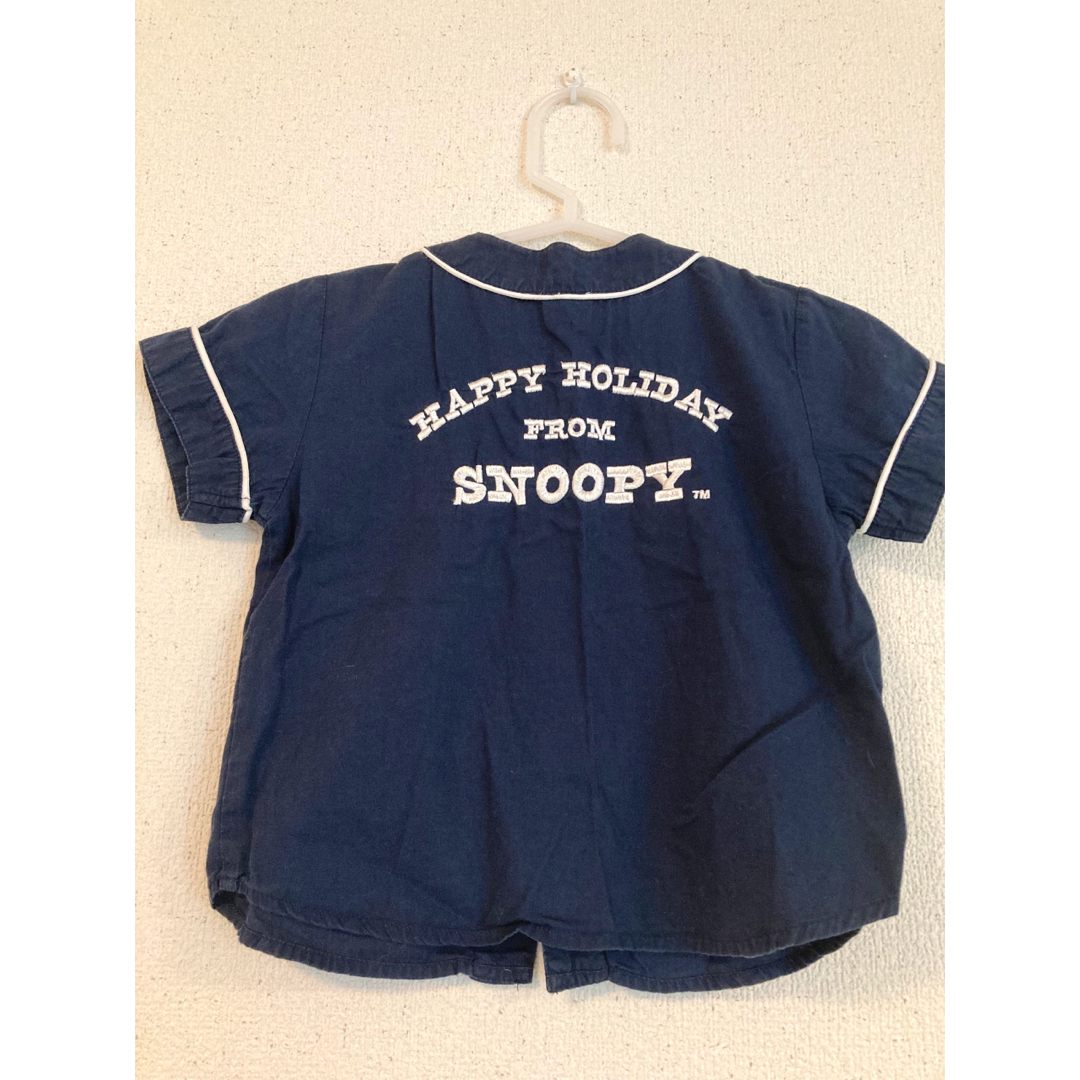 petit main(プティマイン)のpetitmain SNOOPYシャツ 100cm キッズ/ベビー/マタニティのキッズ服男の子用(90cm~)(ブラウス)の商品写真