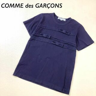 コムデギャルソン(COMME des GARCONS)のComme des Garçons リボン Tシャツ ネイビー(Tシャツ(半袖/袖なし))