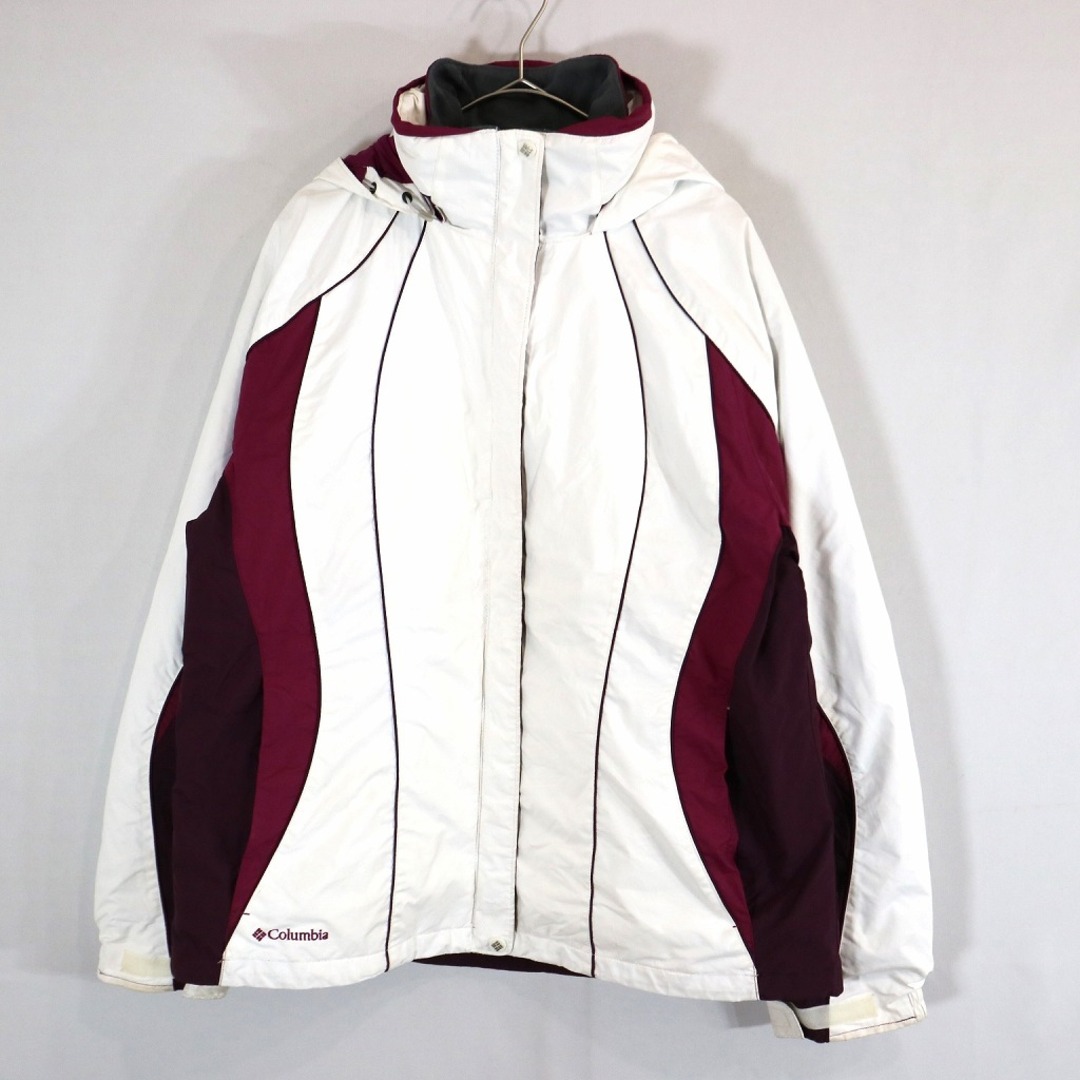 SALE/ 90年代 Columbia コロンビア 中綿ジャケット 防寒  アウトドア キャンプ アウター 防寒 登山 ホワイト (レディース XL)   N9084