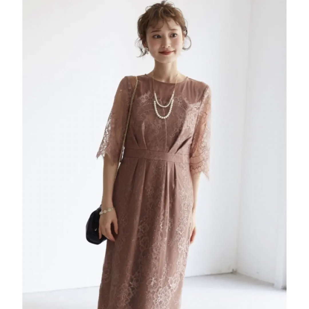 Dorry Doll - Dorry Doll 結婚式 デコルテシアー袖付き総レースIライン