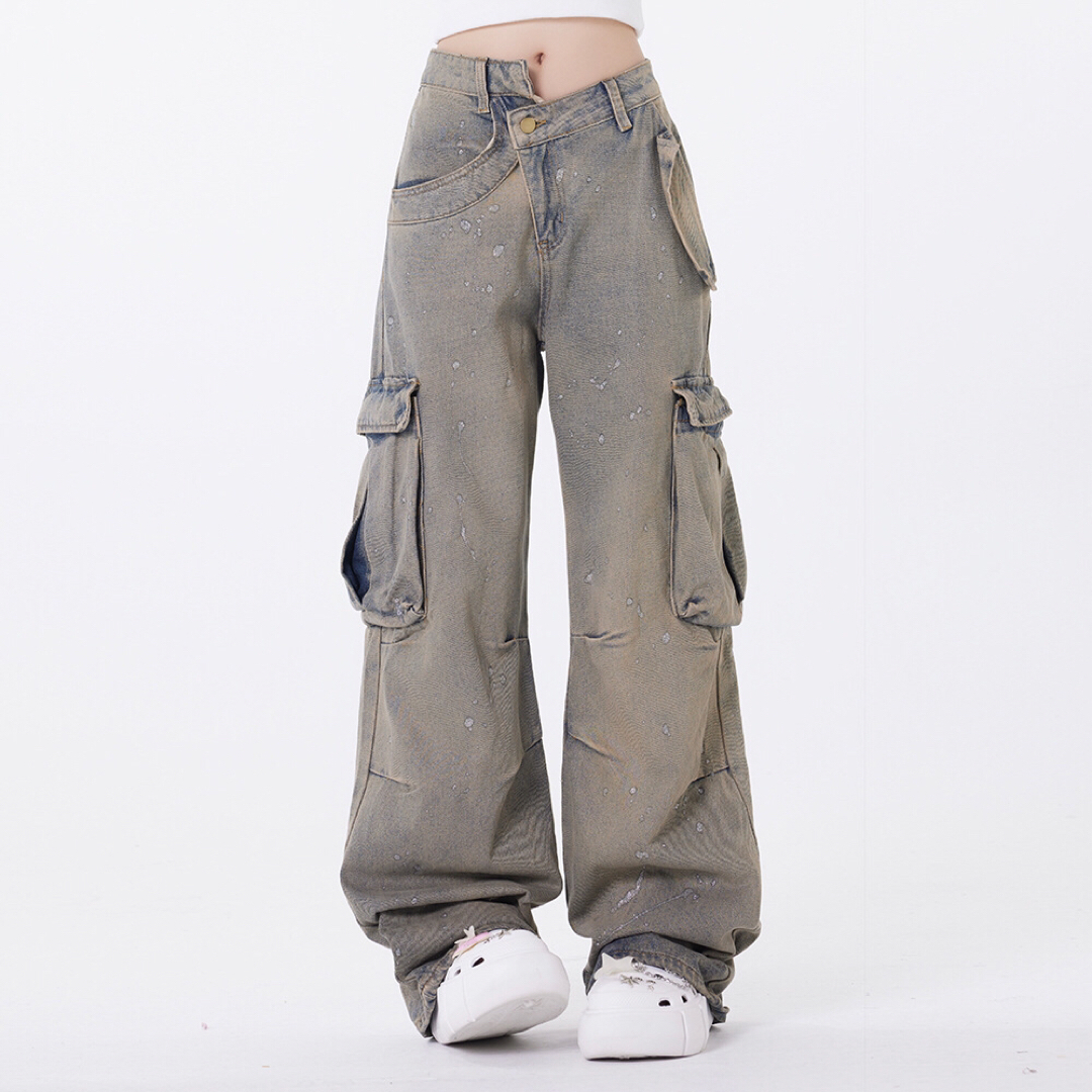BALENCIAGA - 変形 リメイク デニム カーゴパンツの通販 by BALENCIAGA - 変形 リメイク デニム カーゴパンツの通販 by
