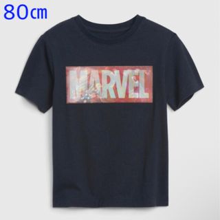 ベビーギャップ(babyGAP)の『新品』babyGap×MARVEL 半袖Tシャツ 80㎝(Ｔシャツ)