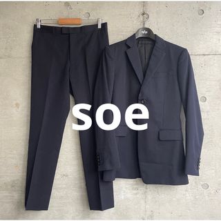 ソーイ(SOE)の美品 soe ダークネイビー セットアップスーツ(セットアップ)