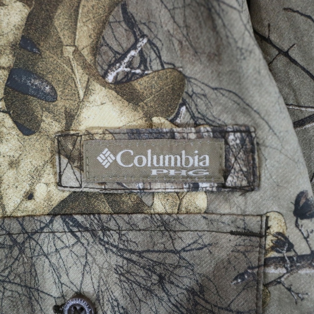 Columbia(コロンビア)のSALE/ Columbia コロンビア Blood and Gutsシューティングシャツ 長袖シャツ PHG OMNI-TECH カモフラージュ ブラウン (メンズ M)  N9221 メンズのトップス(シャツ)の商品写真
