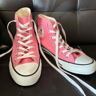 コンバース(CONVERSE)のハイカットコンバース ピンク(スニーカー)