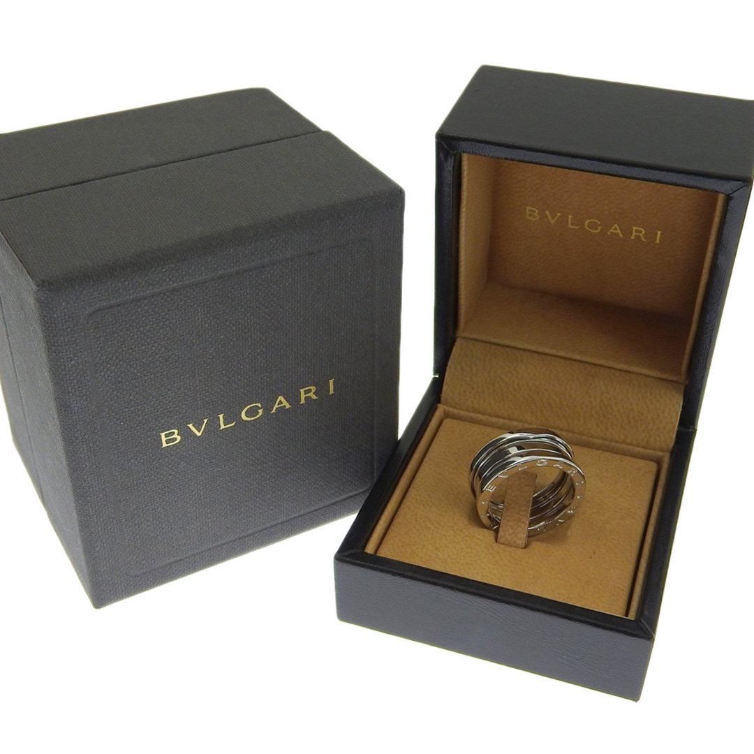 BVLGARI(ブルガリ)の【本物保証】 箱付 新品同様 ブルガリ BVLGARI B-ZERO1 ビーゼロワンリング 指輪 3バンド K18WG #54 13.5号 323525 ホワイトゴールド レディースのアクセサリー(リング(指輪))の商品写真