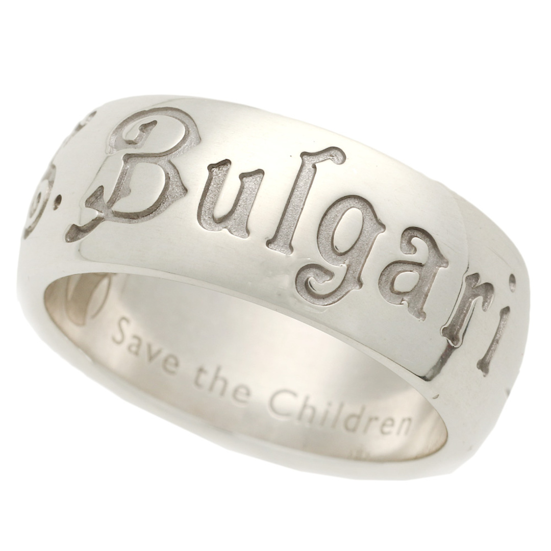 【本物保証】 超美品 ブルガリ BVLGARI セーブザチルドレン Save the Children リング 指輪 SV925 シルバー925 #55 14号 ロゴ