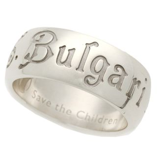 ブルガリ(BVLGARI)の【本物保証】 超美品 ブルガリ BVLGARI セーブザチルドレン Save the Children リング 指輪 SV925 シルバー925 #55 14号 ロゴ(リング(指輪))