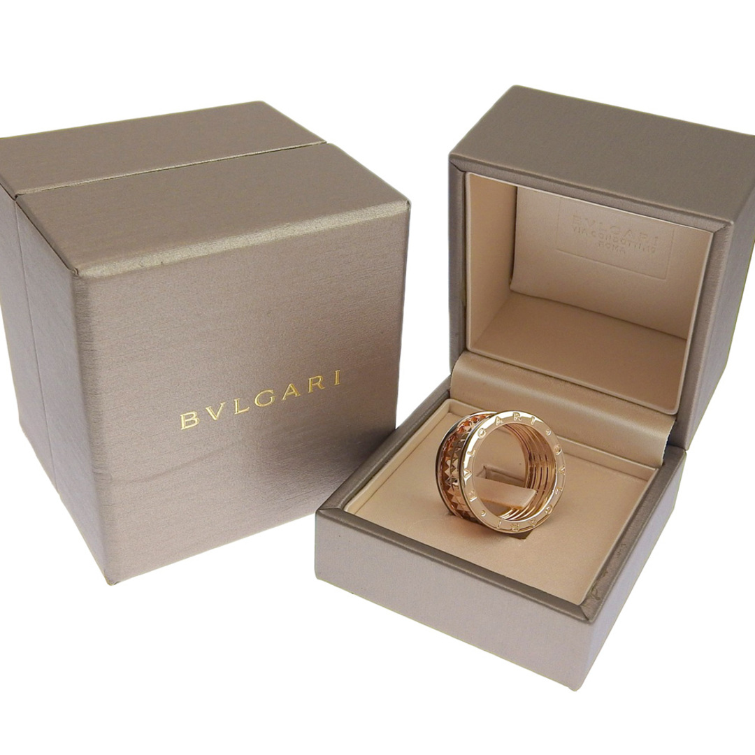 BVLGARI(ブルガリ)の【本物保証】 箱付 新品同様 ブルガリ BVLGARI B-ZERO1 ビーゼロワンリング ロック 指輪  4バンド K18PG #63 22号 希少 レア メンズのアクセサリー(リング(指輪))の商品写真