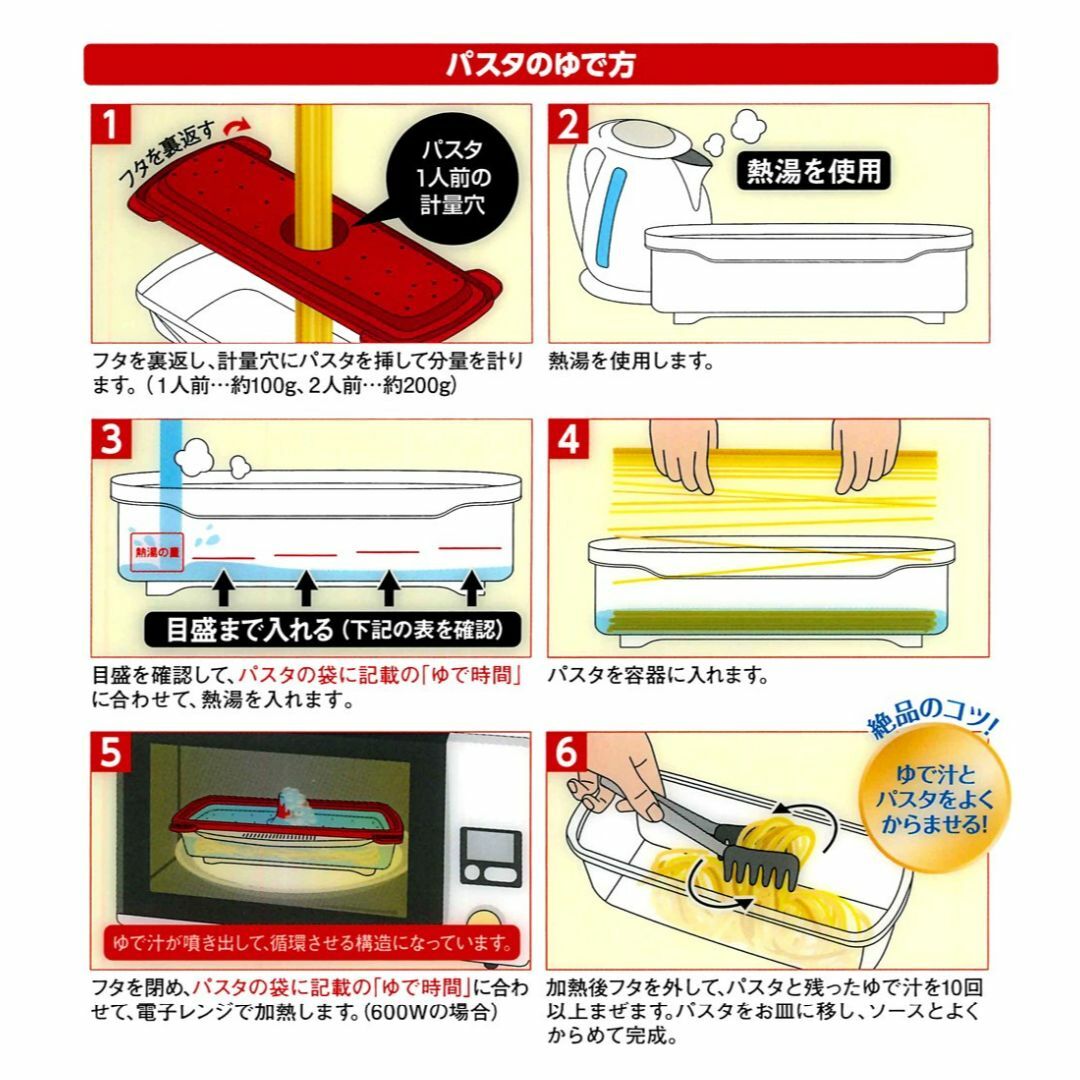 エビス　絶品レンジでパスタ　by　プライムパックスタッフ　12.8×28.3×9.5cの通販　猫ぱんちs❦shop❦｜ラクマ