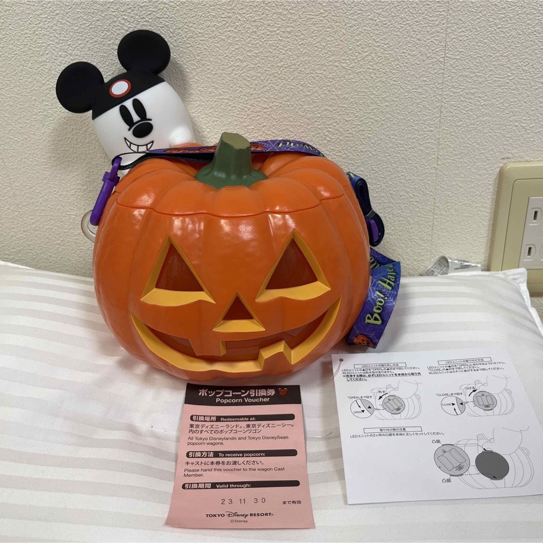 ハロウィン ディズニー ポップコーンバケット かぼちゃ タグ付き | フリマアプリ ラクマ