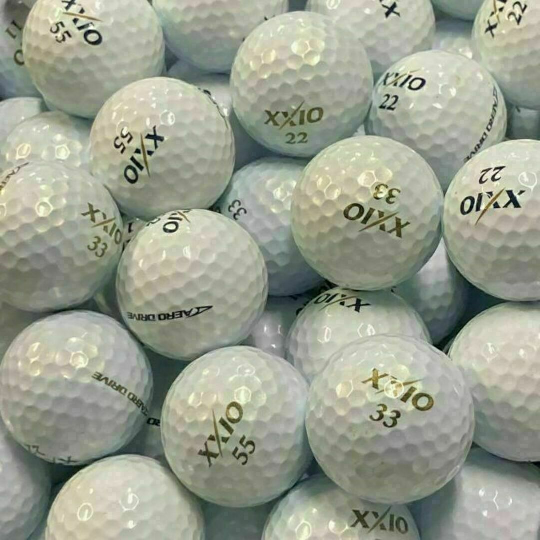 XXIO(ゼクシオ)の425・☆ロストボール ゼクシオ色々 ホワイト系 30球 AB スポーツ/アウトドアのゴルフ(その他)の商品写真