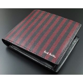 ポールスミス(Paul Smith)の1点限定☆新品☆箱付 ポールスミス 人気リザード加工 折り財布 ワイン系(折り財布)