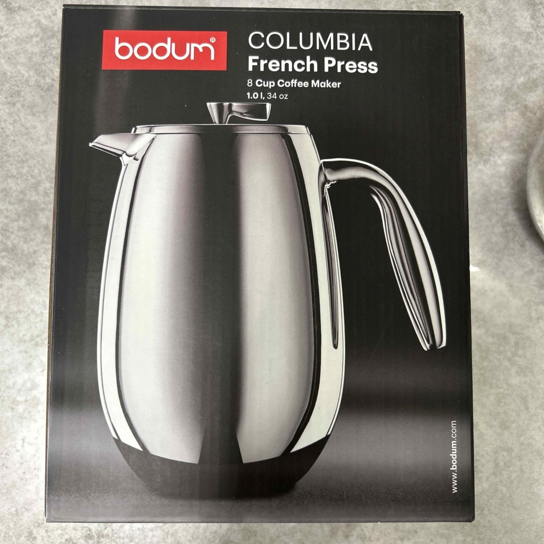 bodum(ボダム)の コーヒープレス コロンビア 1308-16 1.0L PBD1201   スマホ/家電/カメラの調理家電(コーヒーメーカー)の商品写真