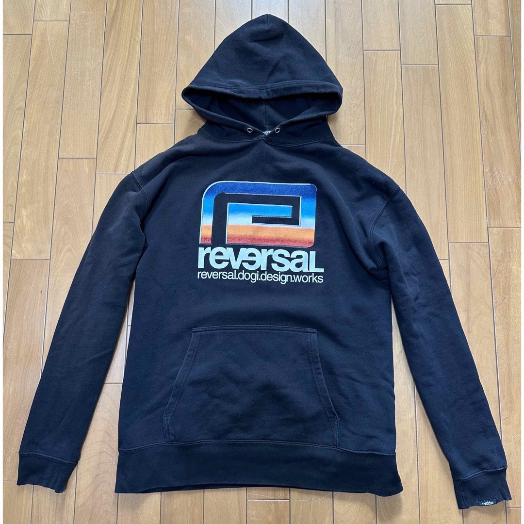 新品未使用reversalリバーサル　パーカー　ブラック　L