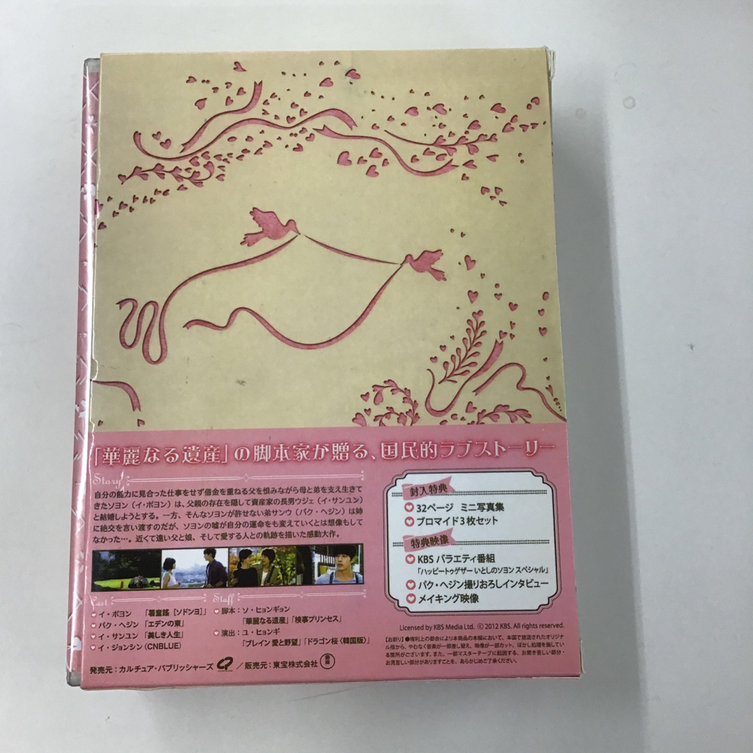 韓国ドラマ　いとしのソヨン DVD 特典映像付　26枚　パク・ヘジン　イ・ボヨン