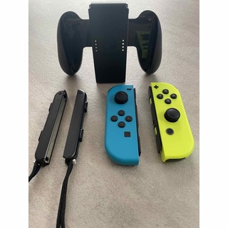 ニンテンドースイッチ(Nintendo Switch)のニンテンドー Switch Joy-Con L R グリップ 中古 スイッチ(その他)