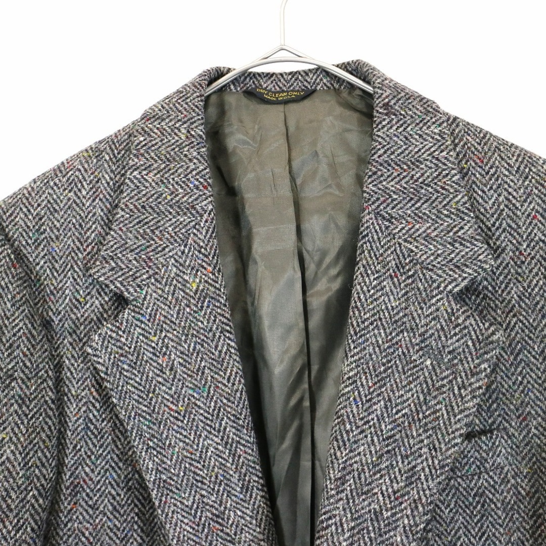 90年代 USA製 Harris Tweed ハリスツイード テーラードジャケット