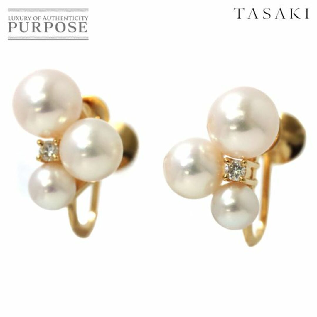 TASAKI - タサキ TASAKI アコヤ真珠 6.4-4.2㎜ダイヤ 0.02ct×2