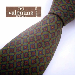 ヴァレンティノ(VALENTINO)のネクタイ　バレンチノ　濃いグリーン(ネクタイ)