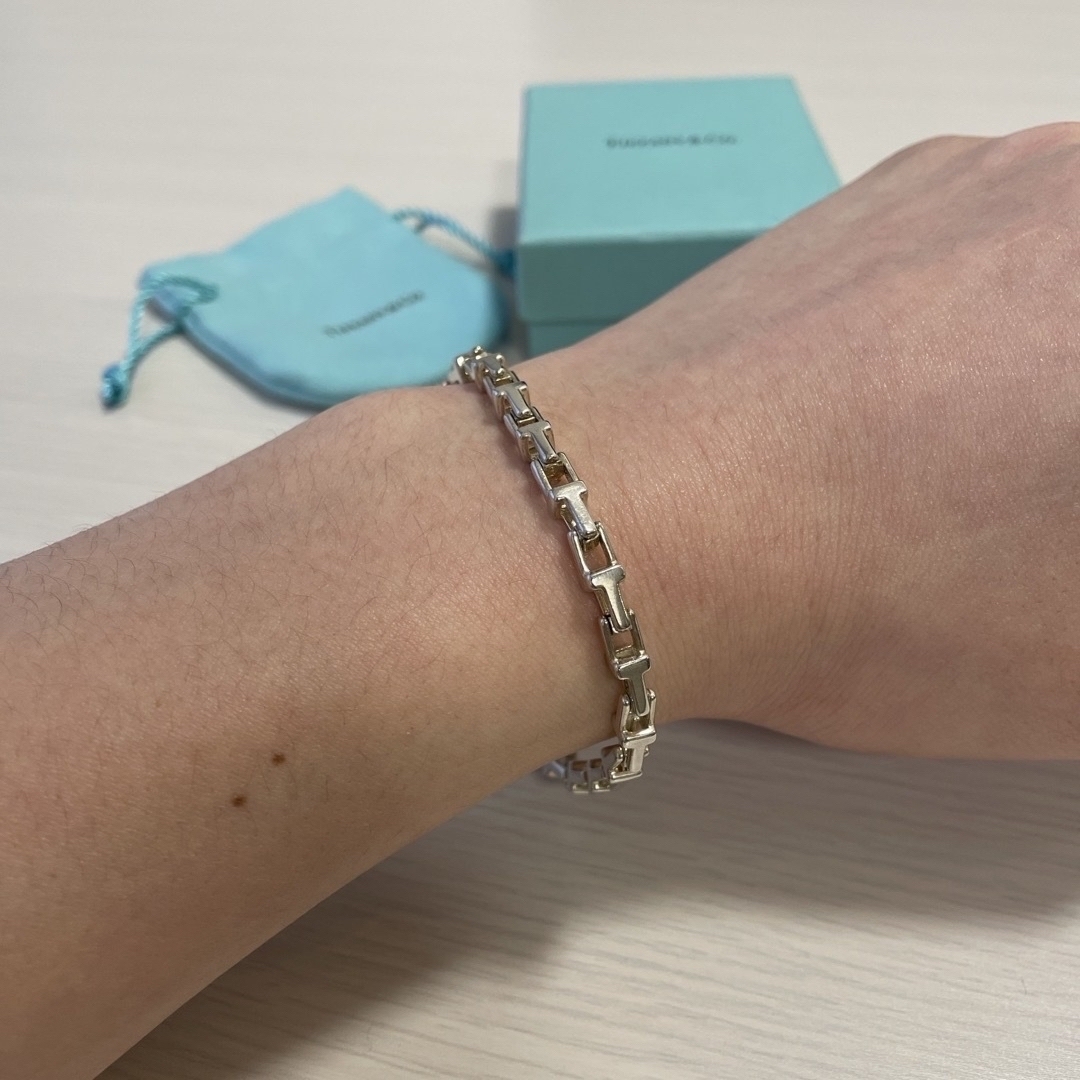 【廃盤】Tiffany&Co ティファニー Tナローチェーンブレスレット 【廃盤】Tiffany&Co ティファニー Tナローチェーンブレスレット