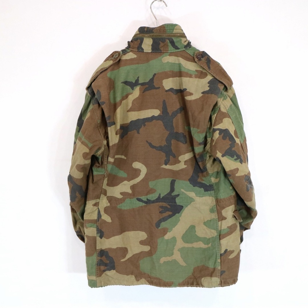 SALE/ 80年代 米軍実物 U.S.ARMY M-65 フィールドジャケット 防寒 ミリタリー 戦闘服 アウター ウッドランドカモ (メンズ) N9324