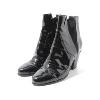 ガレスピュー(Gareth Pugh)のgarethpugh ガレスピュー パテント　ヒールブーツ(ハイヒール/パンプス)