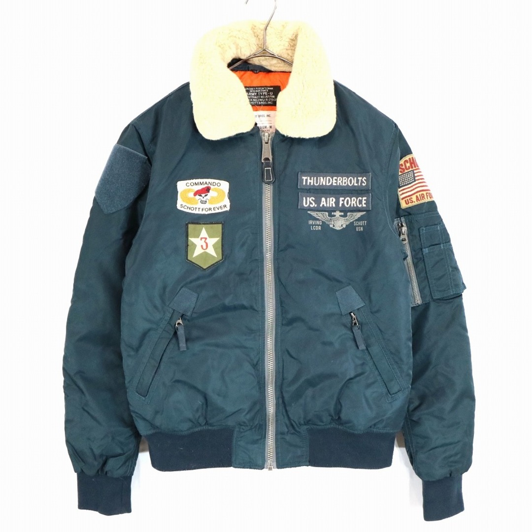 お買い得 schott - ショット 中綿フライトジャケット CWU-R ブルゾン