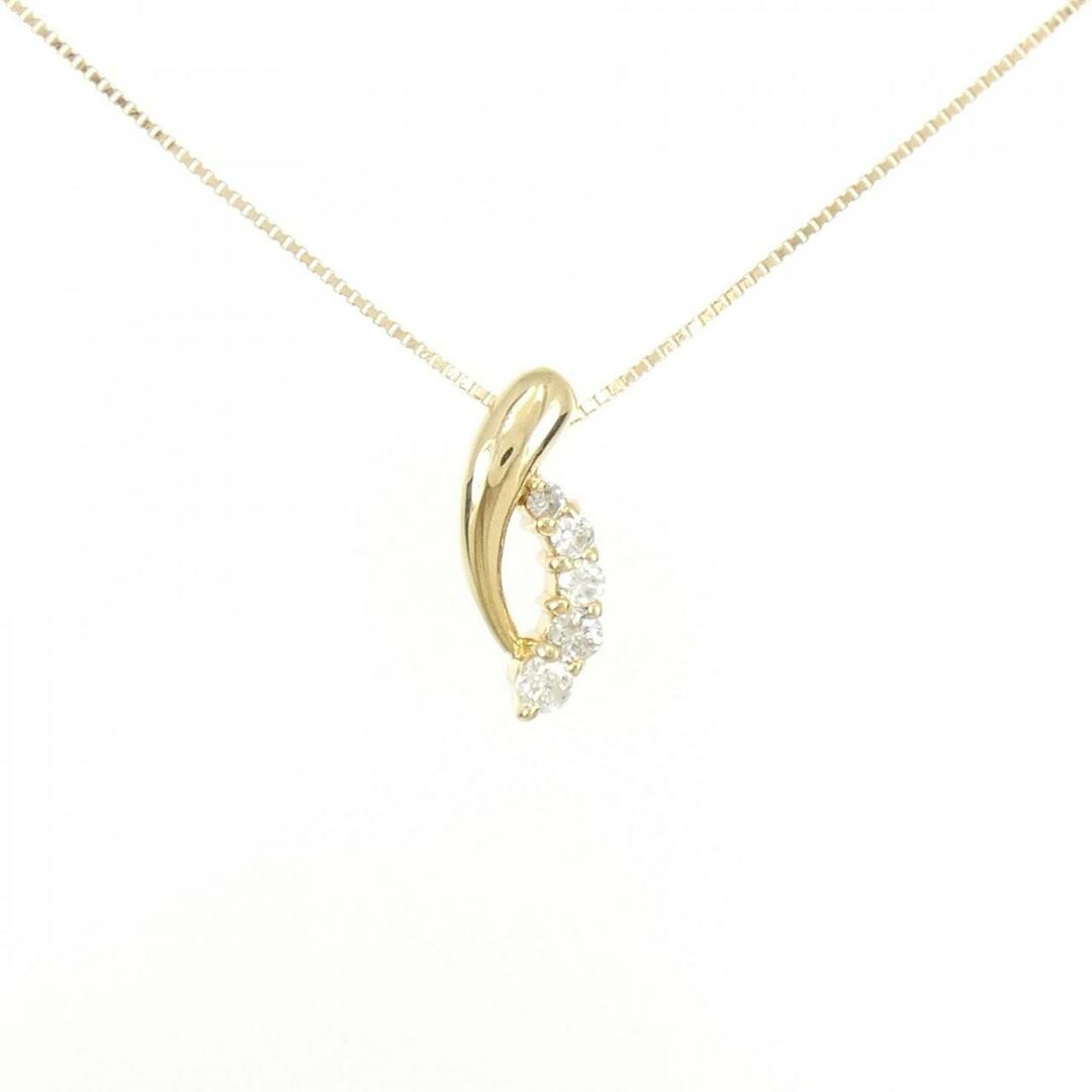 K18YG ダイヤモンド ネックレス 0.23CT