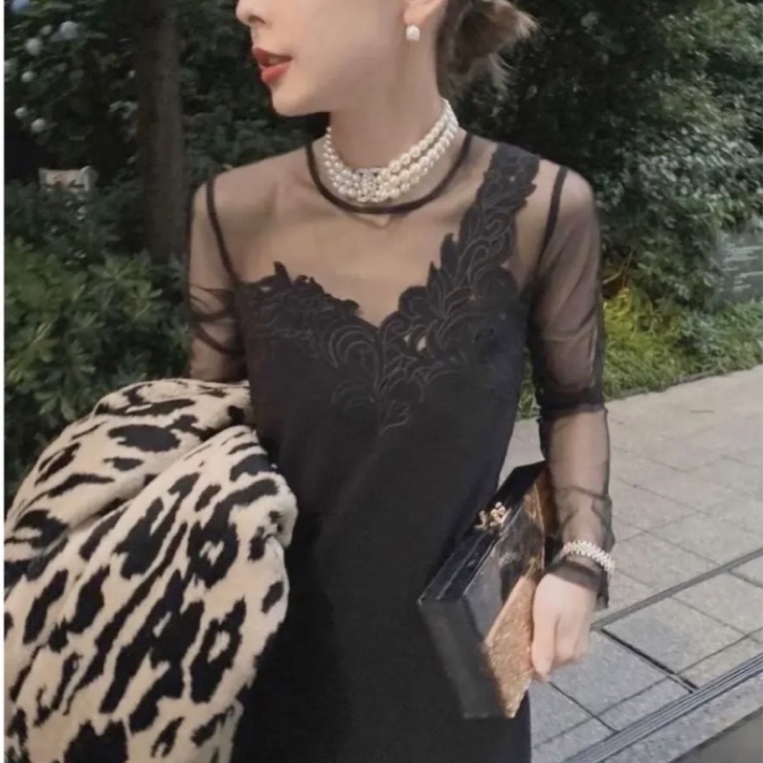 Ameri VINTAGE UND RENEE CUTWORK DRESS  レディースのフォーマル/ドレス(ロングドレス)の商品写真