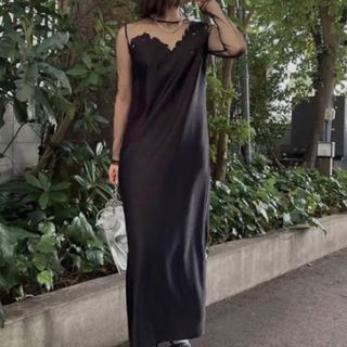 Ameri VINTAGE UND RENEE CUTWORK DRESS (ロングドレス)