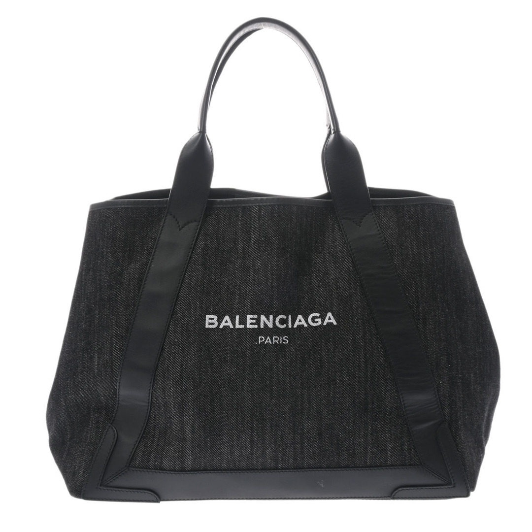 未使用★BALENCIAGAバレンシアガネイビーカバストートバッグM