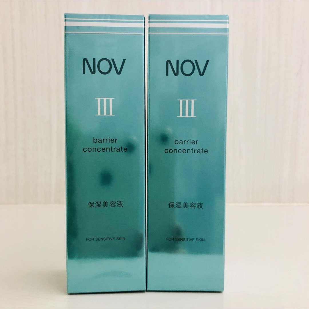 NOV(ノブ)のリニューアル　NOVⅢ  バリアコンセントレイト　保湿美容液　30g ２点セット コスメ/美容のスキンケア/基礎化粧品(美容液)の商品写真