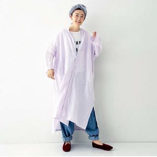 ネストローブ(nest Robe)の天然染めカフタンワンピース❤ネストローブ(ロングワンピース/マキシワンピース)