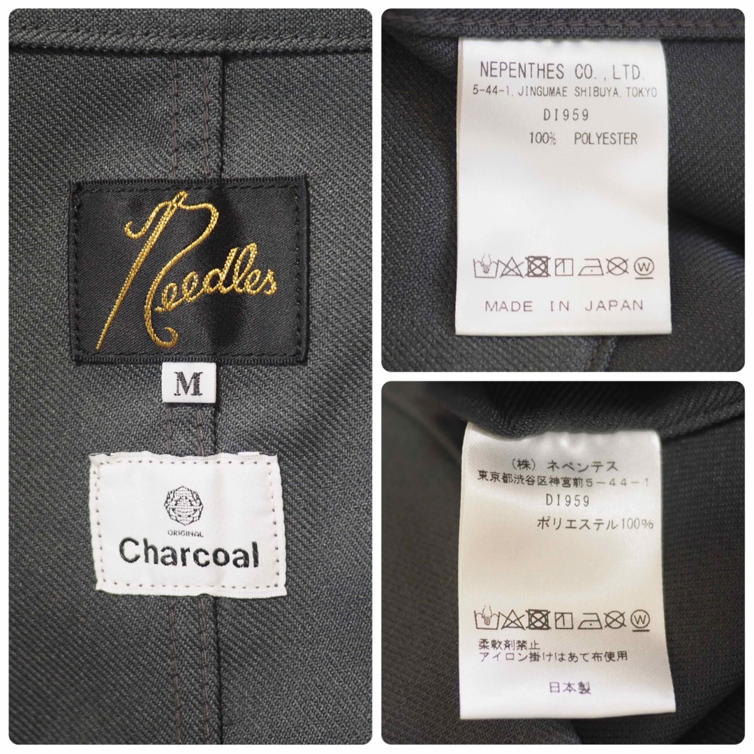 Needles(ニードルス)のCharcoal別注 NEEDLES Poly Twill Chore Coat メンズのジャケット/アウター(カバーオール)の商品写真